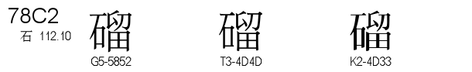 U+78C2